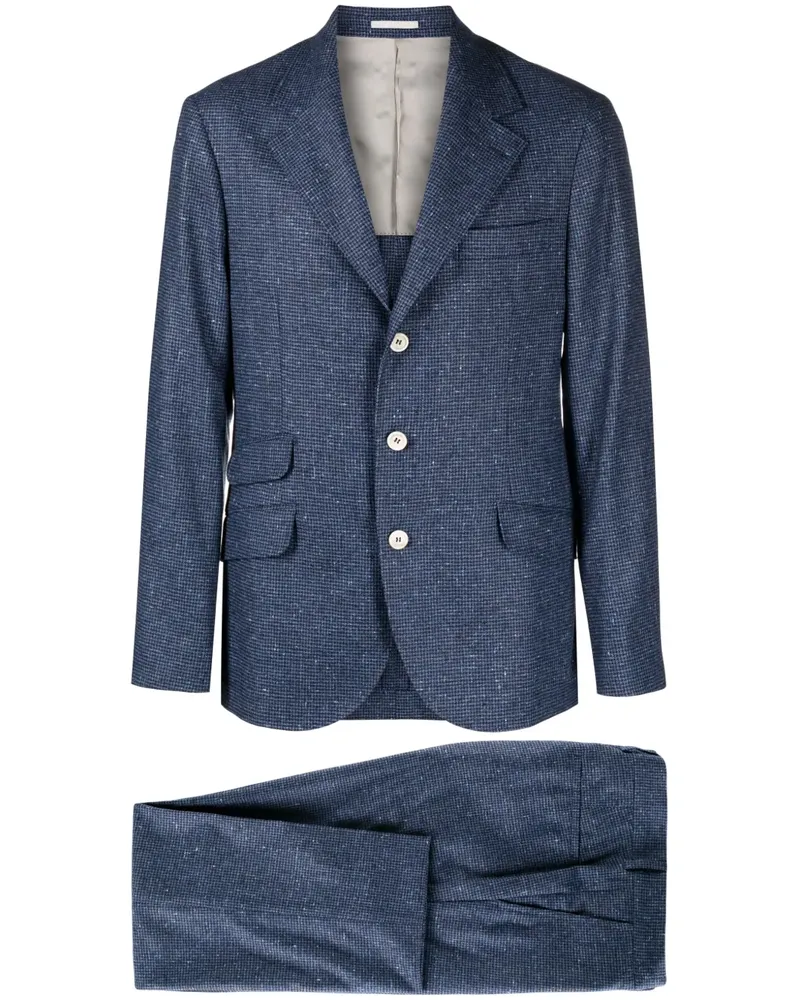 Brunello Cucinelli Klassischer Anzug - Blau Blau
