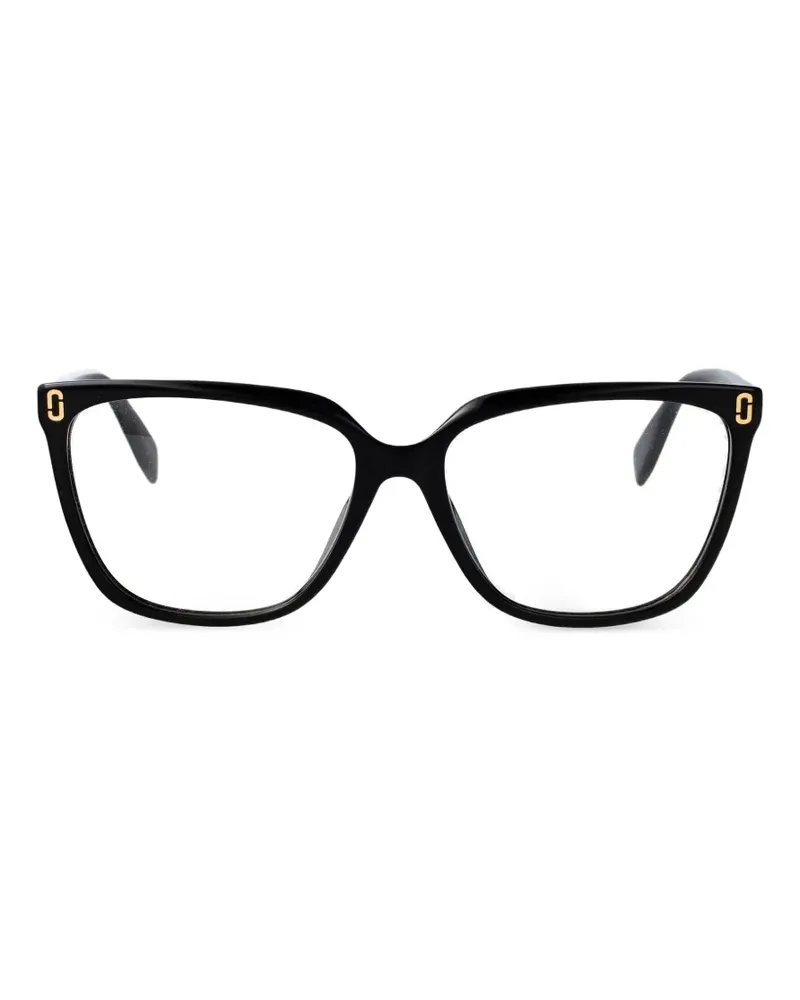 Marc Jacobs rectangle frame glasses - Schwarz Schwarz