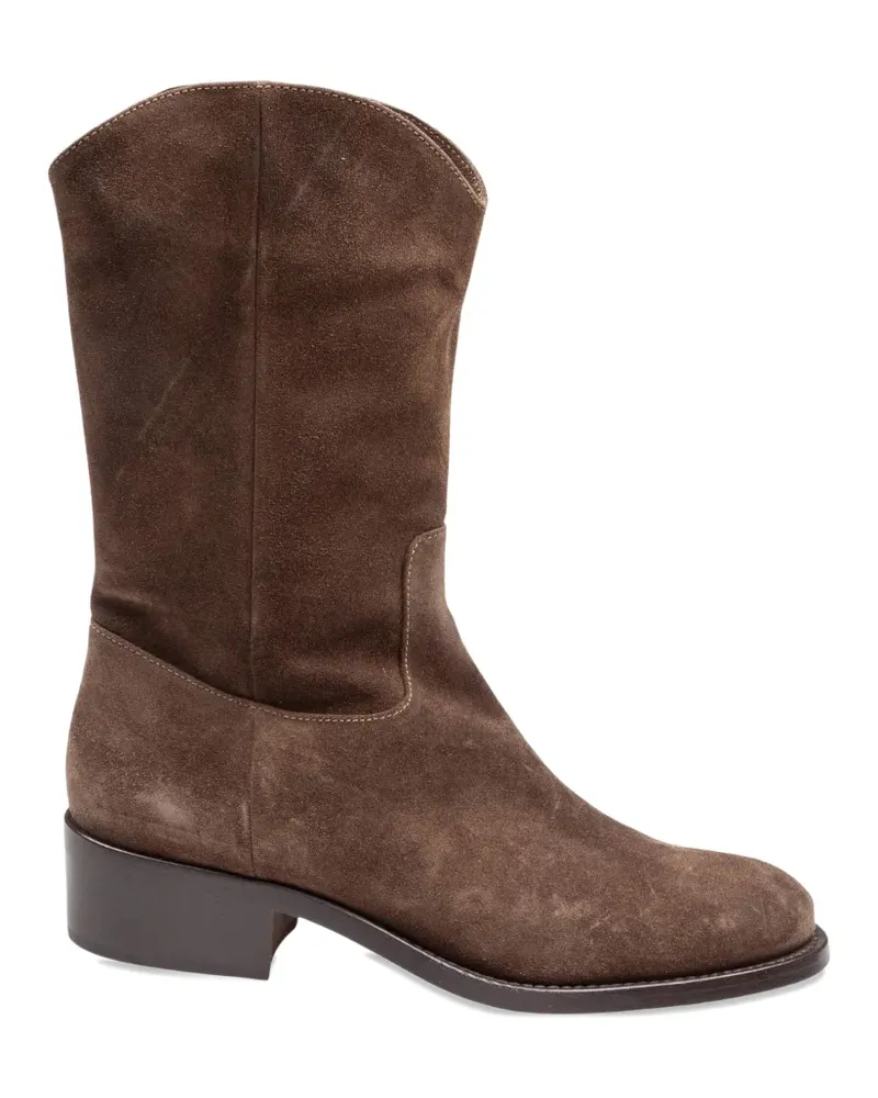 Attilio Giusti Leombruni suede ankle boots - Braun Braun