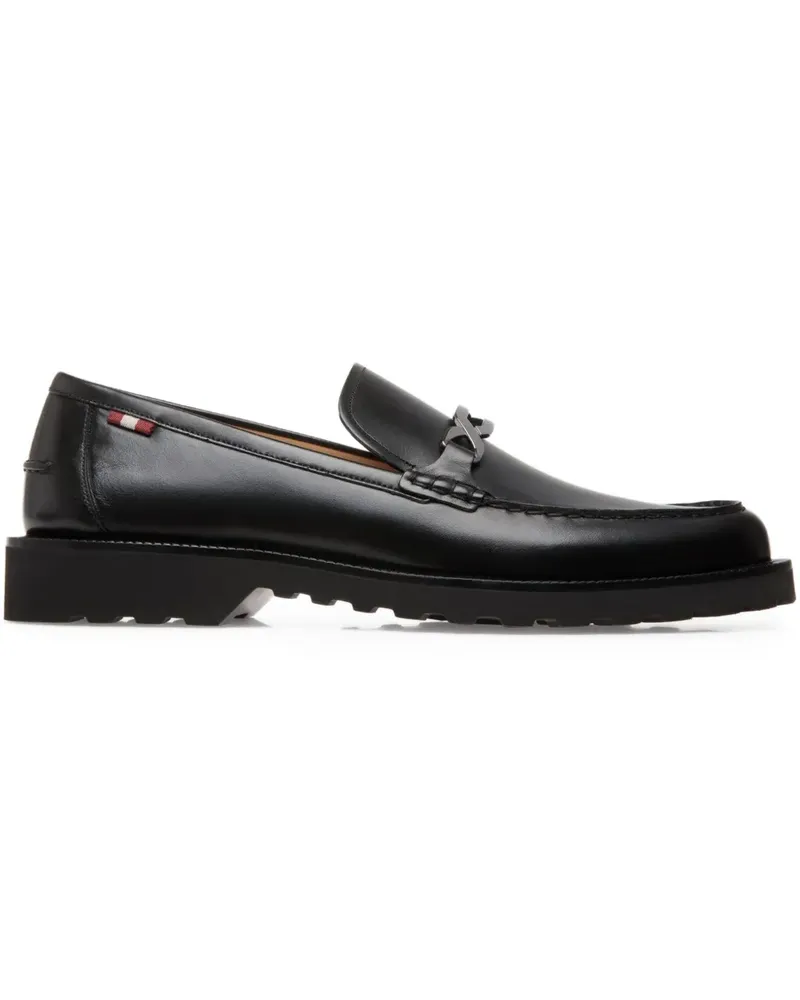 Bally Westminster Loafer aus Leder - Schwarz Schwarz