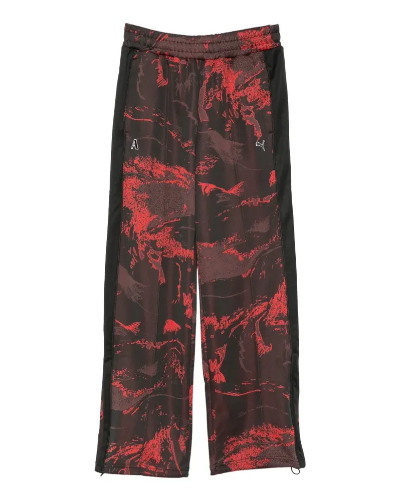 Puma x Ahluwalia T7 graphic-print track pants - Schwarz Schwarz