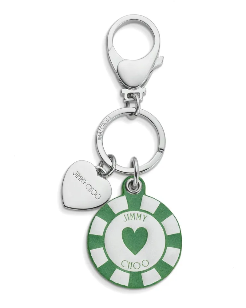 Jimmy Choo Casino Chip Anhänger - Silber Silber