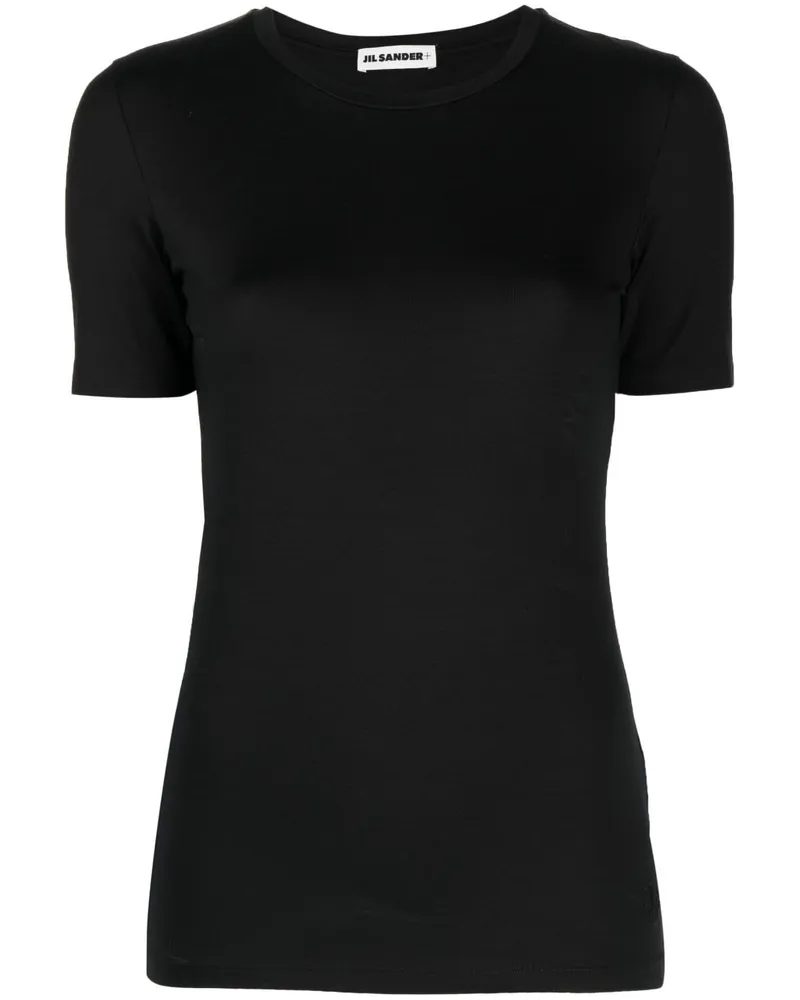 Jil Sander Klassisches T-Shirt - Schwarz Schwarz