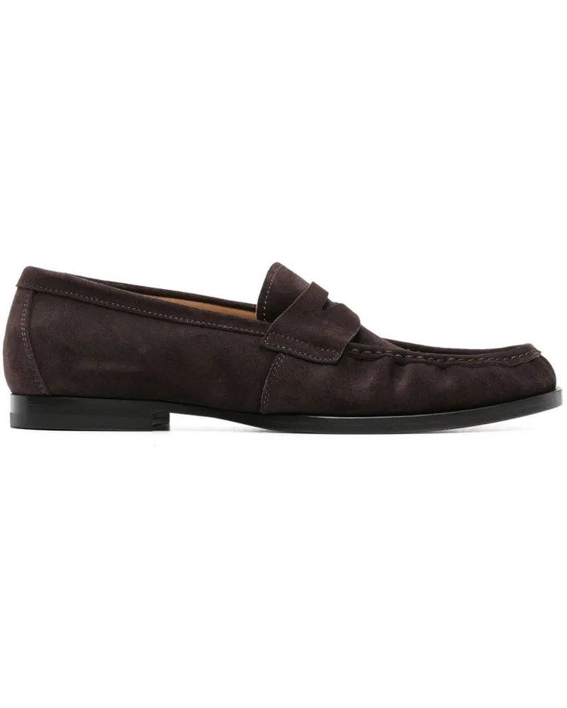 Scarosso Fred Loafer aus Wildleder - Braun Braun