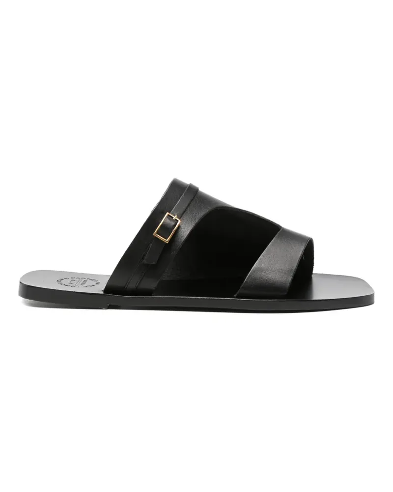 ATP Atelier Varna buckle-detail sandals - Schwarz Schwarz