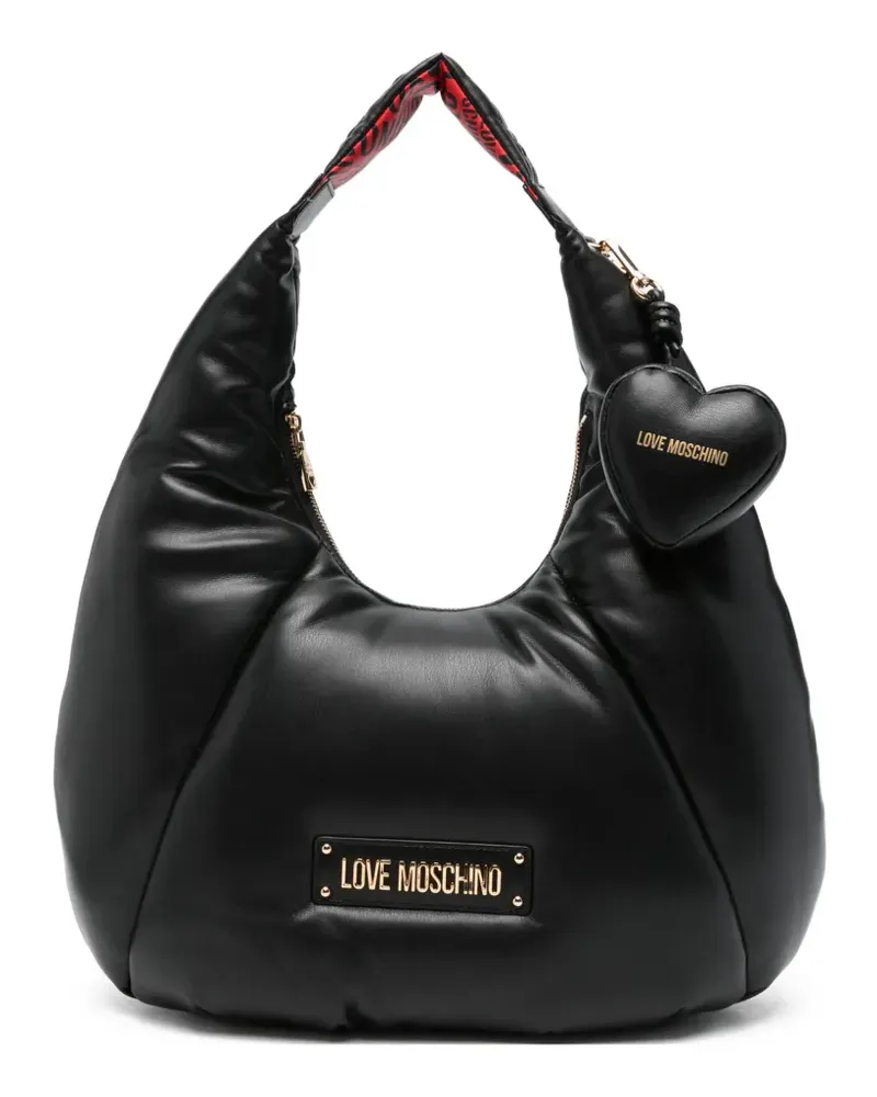 Moschino Puffy Schultertasche - Schwarz Schwarz