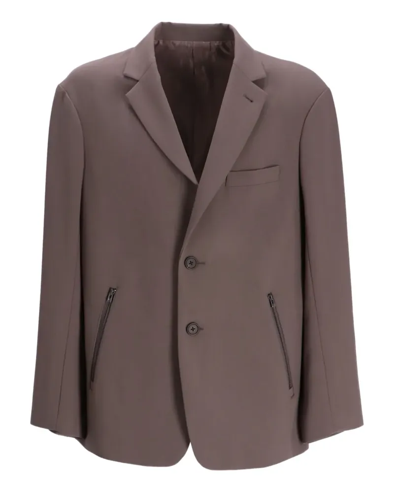 Emporio Armani Twill-Sakko - Braun Braun