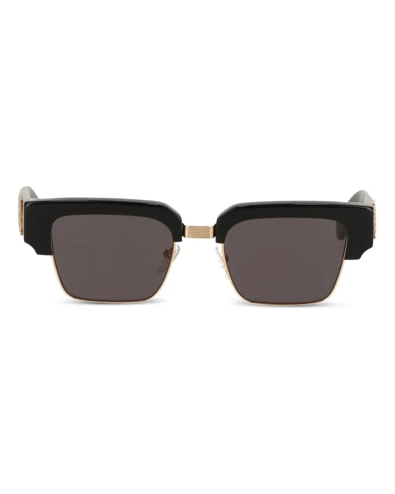 OFF-WHITE Sonnenbrille mit eckigem Gestell - Schwarz Schwarz