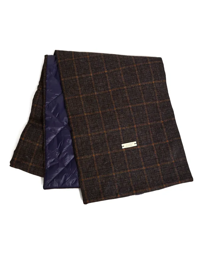 AUTRY Gesteppter Schal mit Schottenkaro - Braun Braun