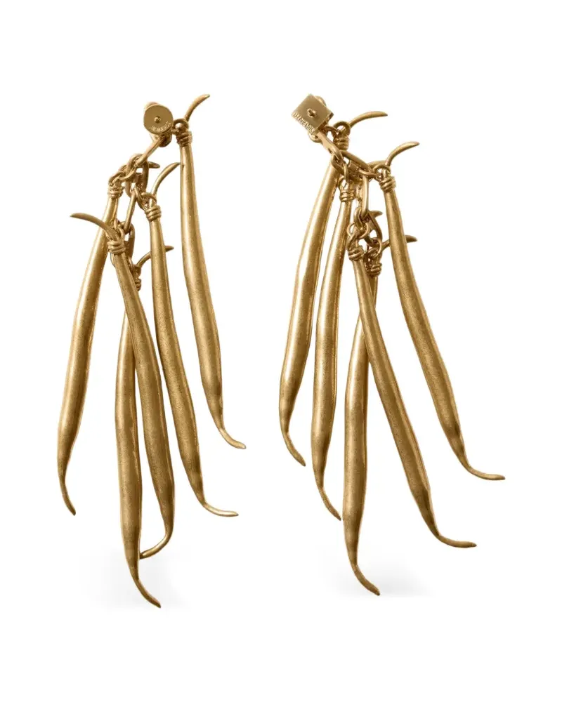 Jacquemus The Bloucles Haricots Hängeohrringe - Gold Gold