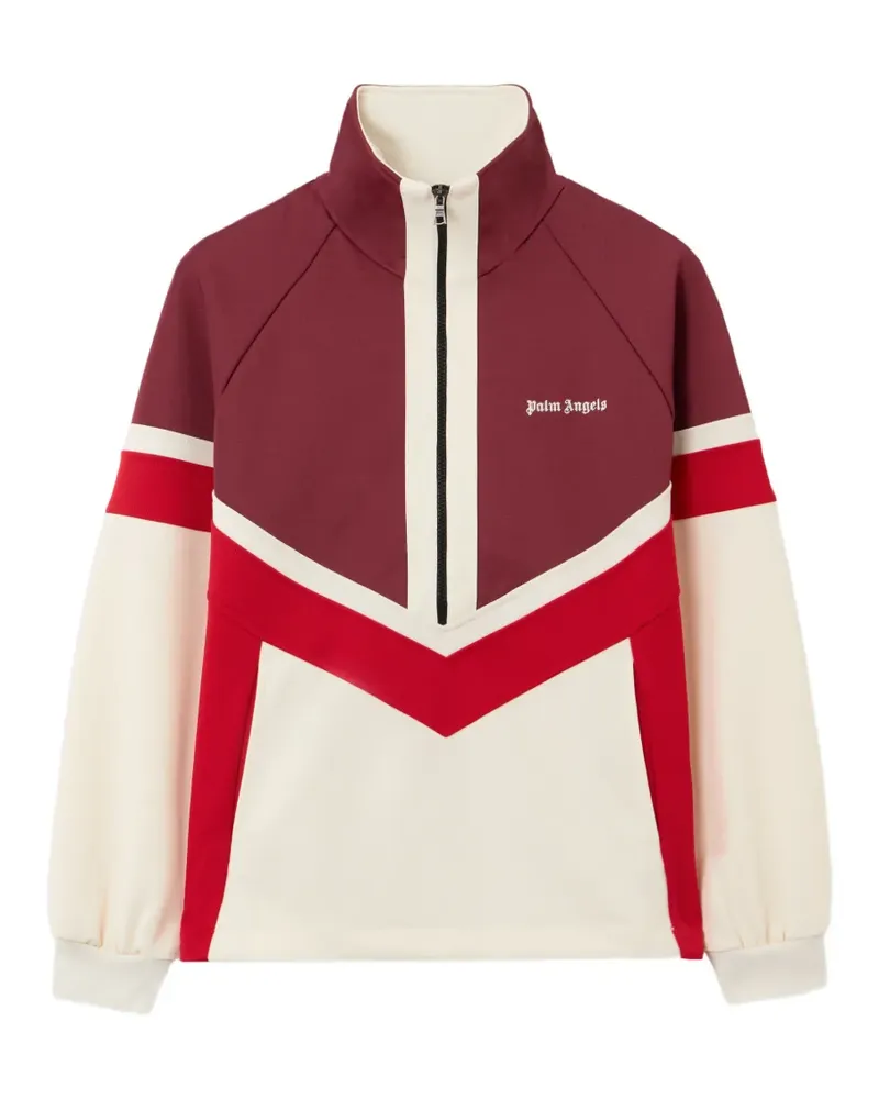 Palm Angels Strick mit Zickzackmuster - Rot Rot