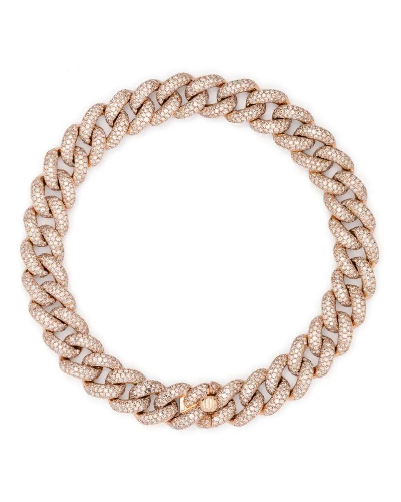 SHAY 18kt Essential Rotgoldarmband mit Diamant - Rosa Rosa