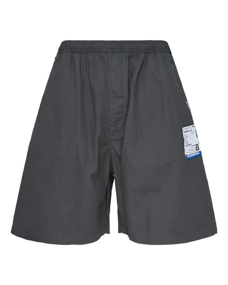 MIHARAYASUHIRO logo-patch shorts - Grau Grau