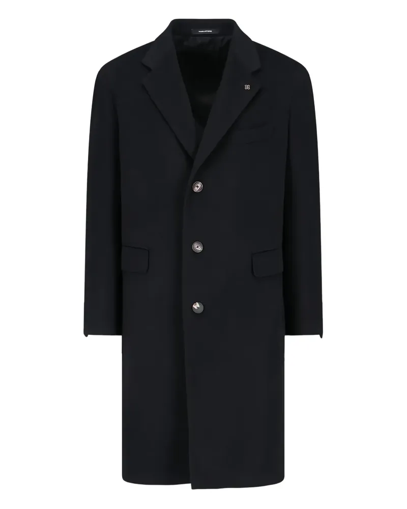 Tagliatore Einreihiger Mantel - Schwarz Schwarz