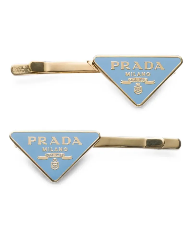 Prada Haarspangen aus Metall - Gold Gold