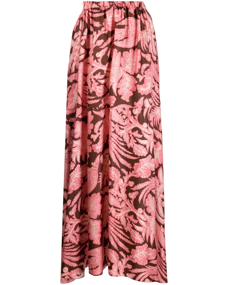 Biyan Asymmetrischer Maxirock - Rosa Rosa
