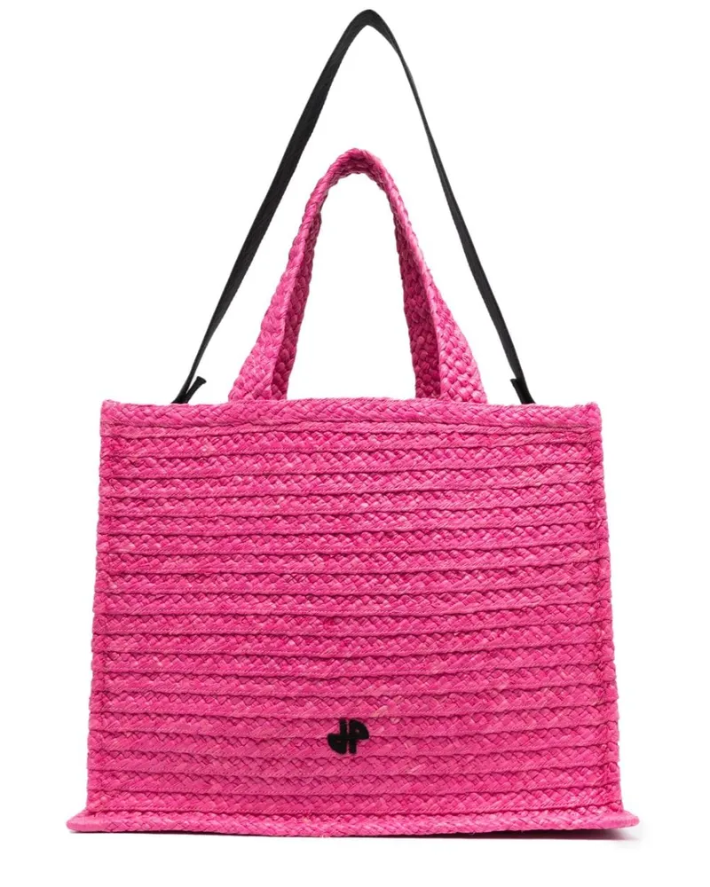Patou Shopper aus Bast - Rosa Rosa