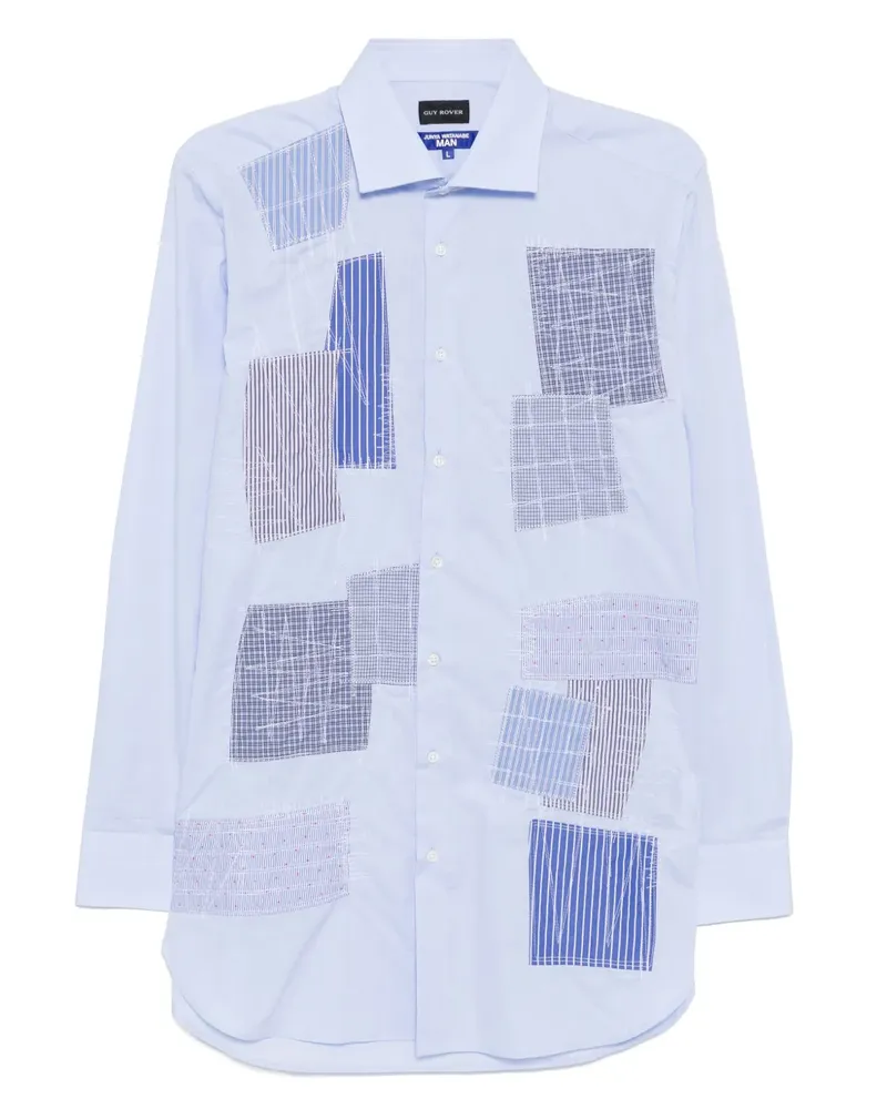 Junya Watanabe Hemd im Patchwork-Design - Blau Blau