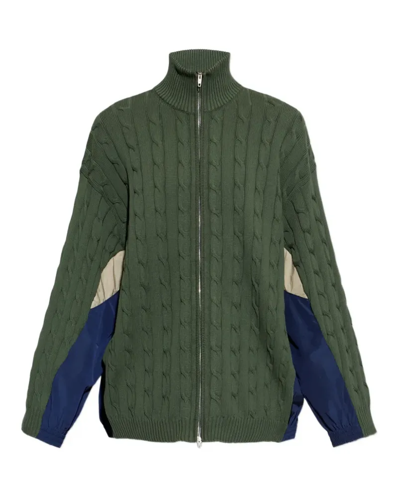 Balenciaga Hybrid Cardigan - Grün Grün