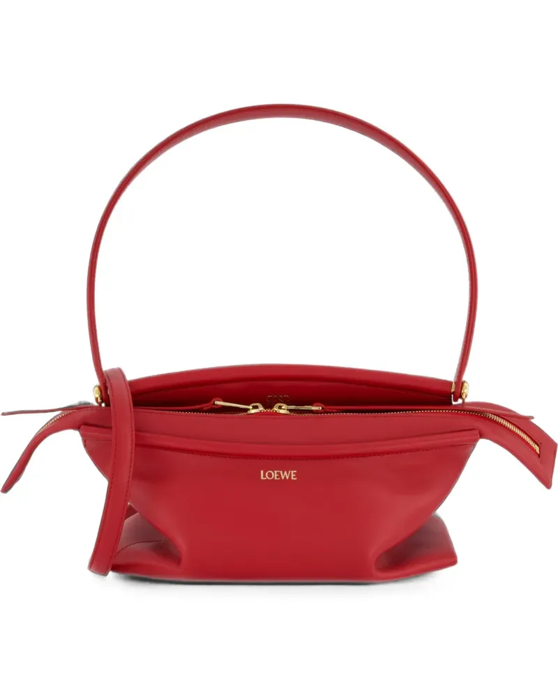 Loewe small Whisker leather tote bag - Rot Rot