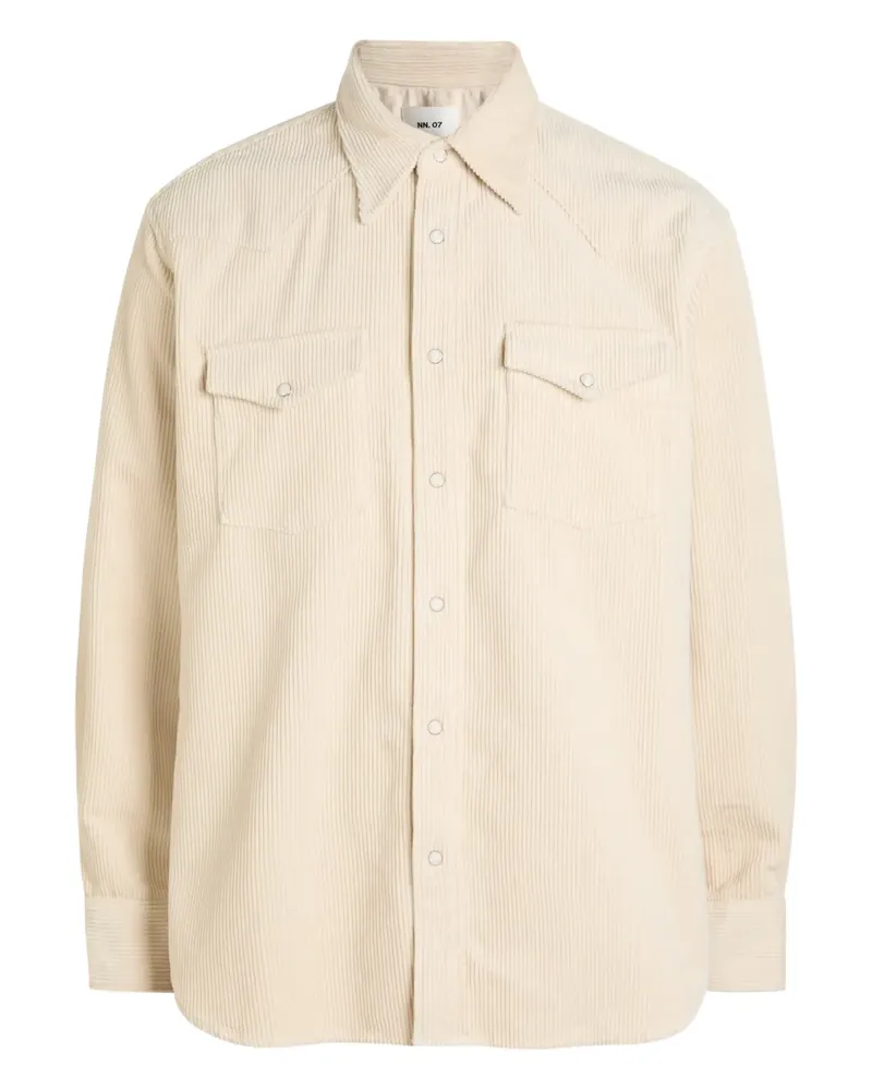 NN 07 Ricky Hemd mit Cord-Effekt - Nude Nude