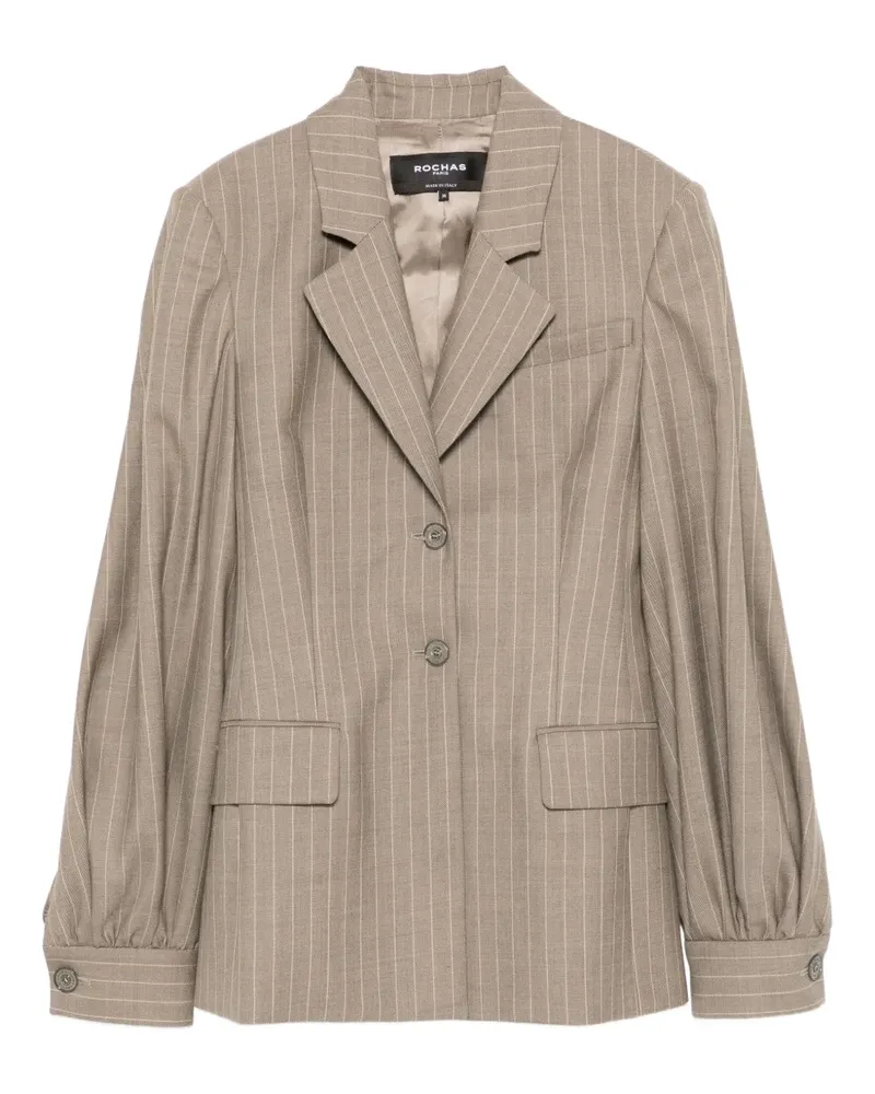 Rochas Gestreifter Blazer - Braun Braun