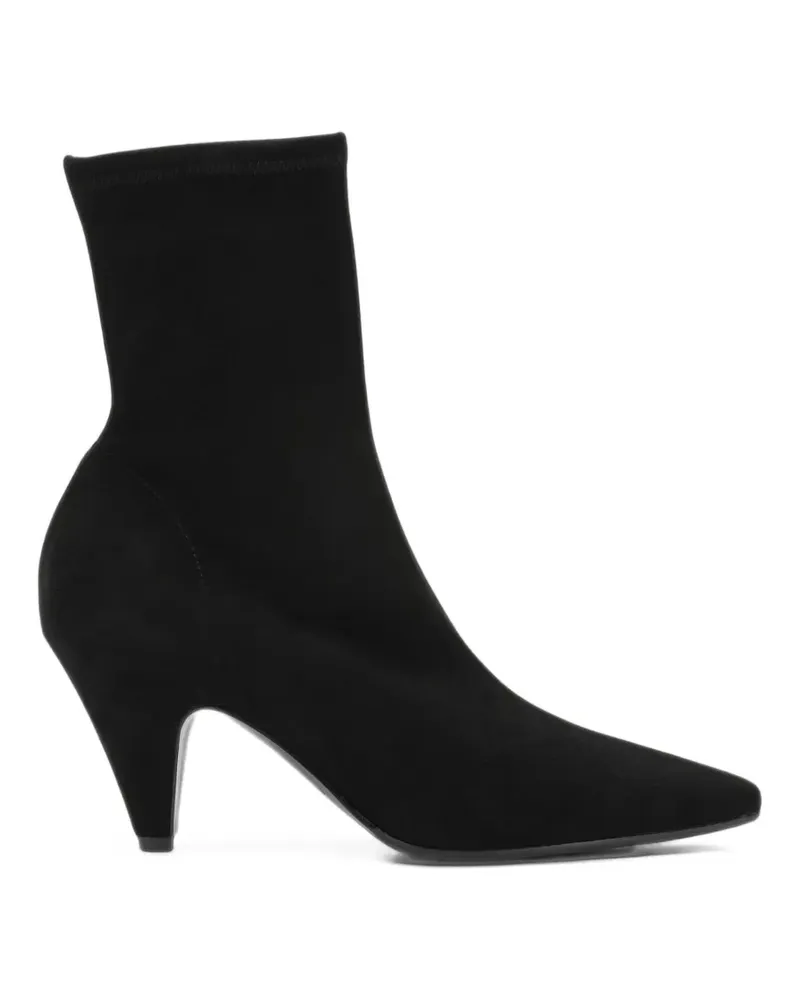 Roberto del Carlo pointed-toe suede ankle boots - Schwarz Schwarz