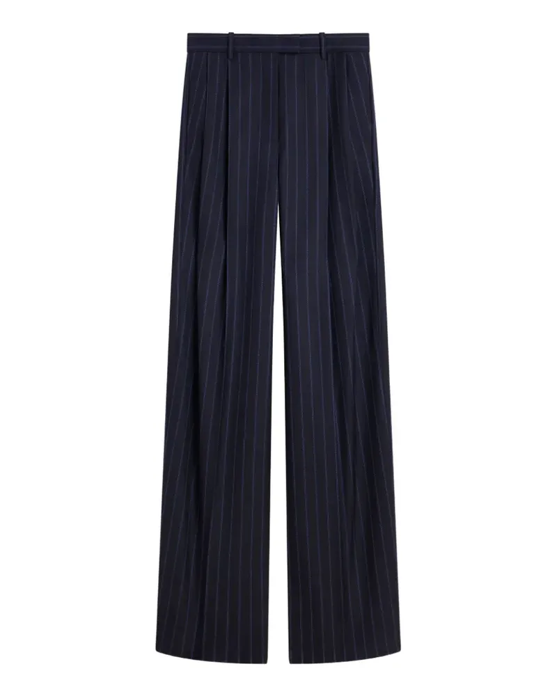 Givenchy Gestreifte Hose mit Falten - Blau Blau