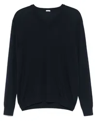 Malo Pullover mit V-Ausschnitt Blau