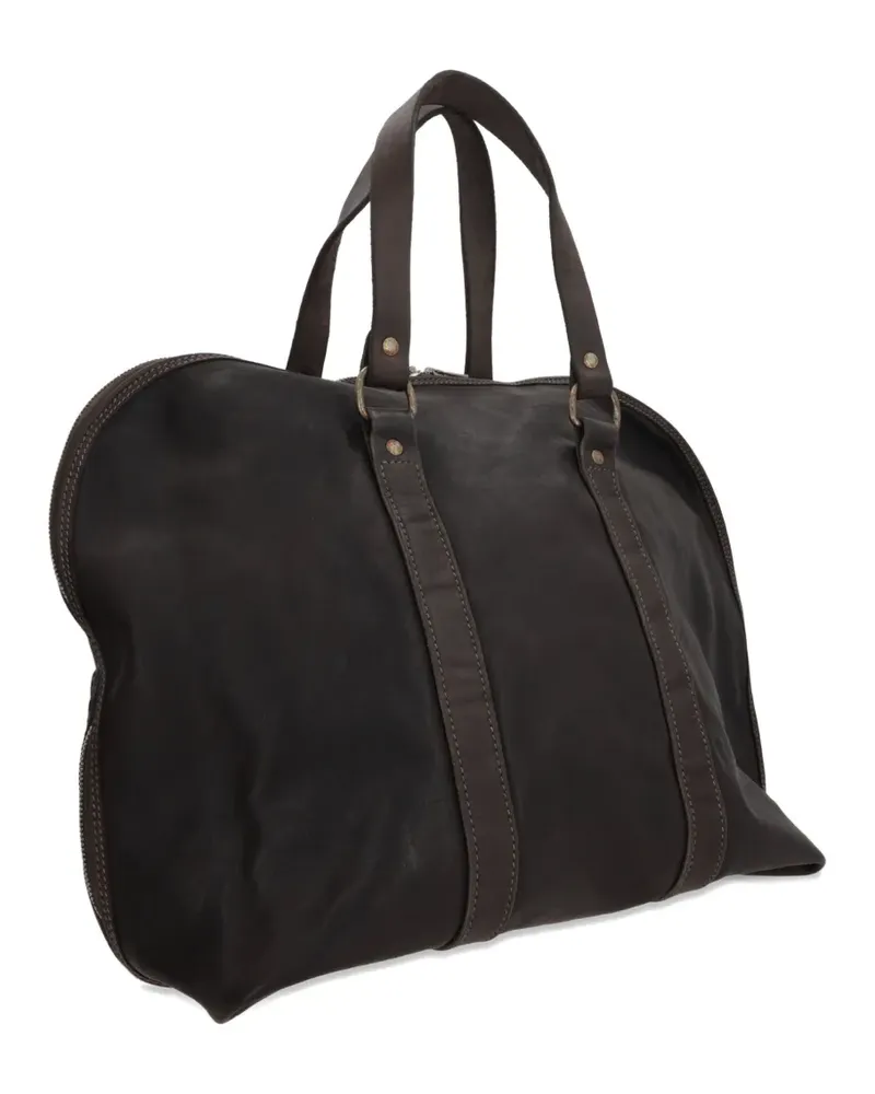 GUIDI Handtasche aus Leder - Braun Braun