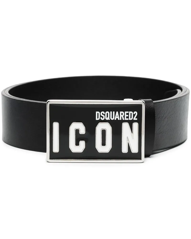 Dsquared2 Icon Gürtel Schwarz