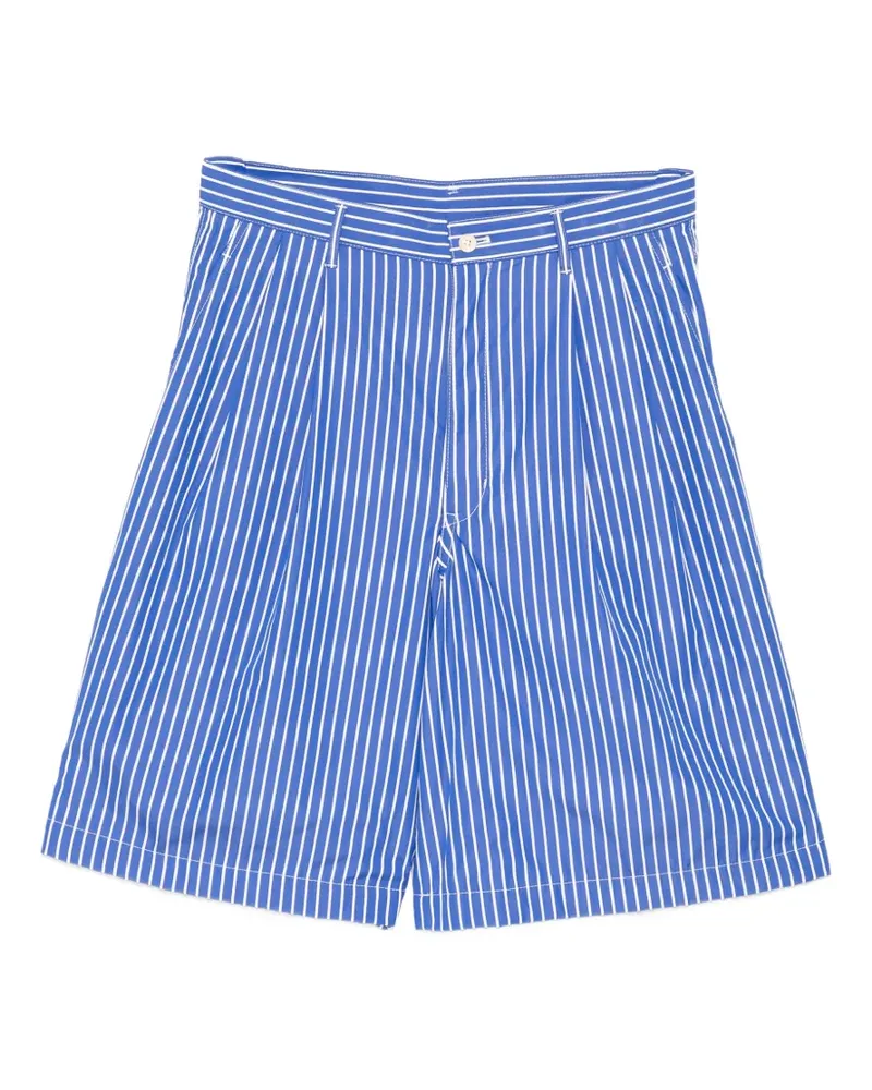 Comme des Garçons striped shorts - Blau Blau