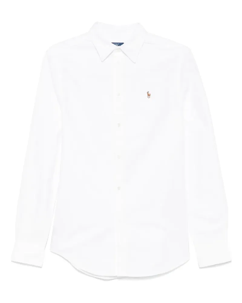 Ralph Lauren Hemd mit Polo Pony-Stickerei - Weiß Weiß