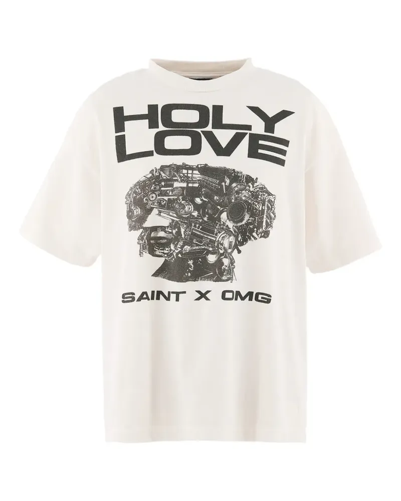 SAINT MXXXXXX x Kosuke Kawamura short-sleeve T-shirt - Weiß Weiß