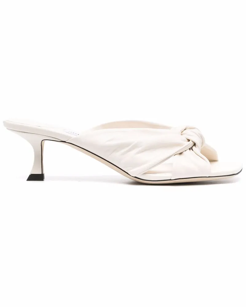 Jimmy Choo Avenue Pantoletten 50mm - Nude Nude