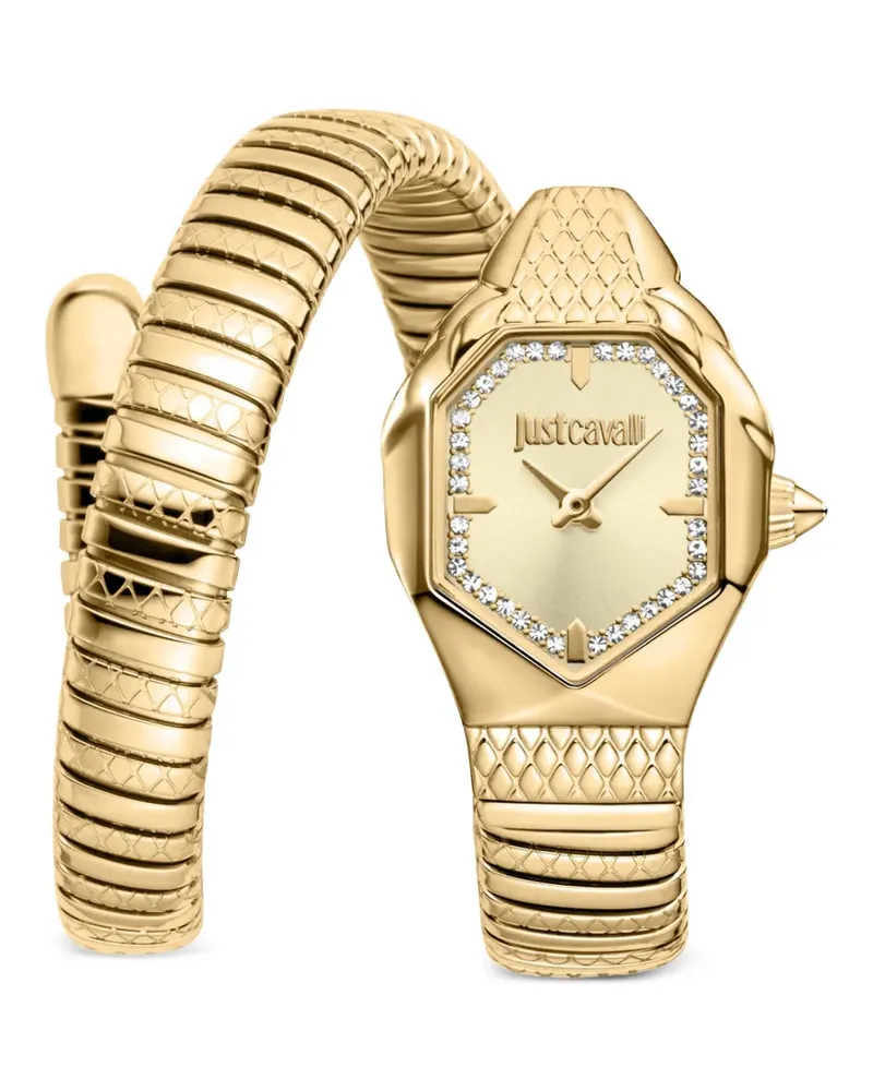 Just Cavalli Aria Snake 22mm watch - Gold Gold