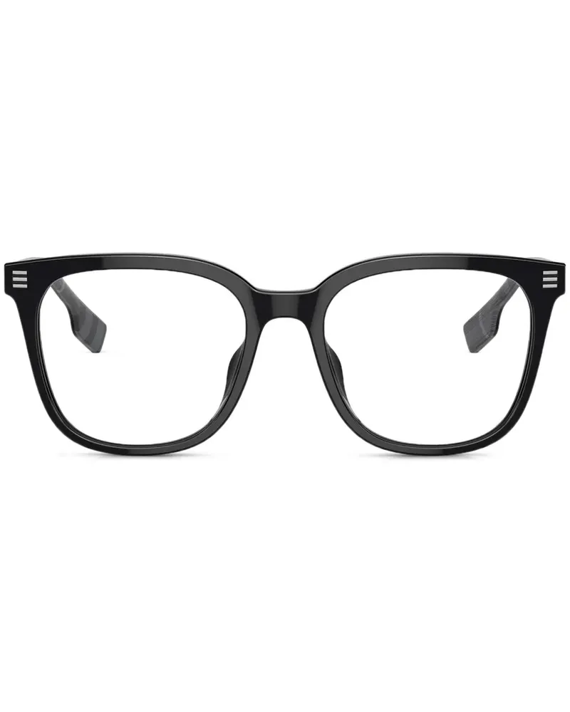 Burberry Brille mit eckigem Gestell - Schwarz Schwarz