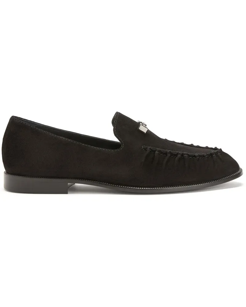 Giuseppe Zanotti Jareth Loafer aus Wildleder - Schwarz Schwarz