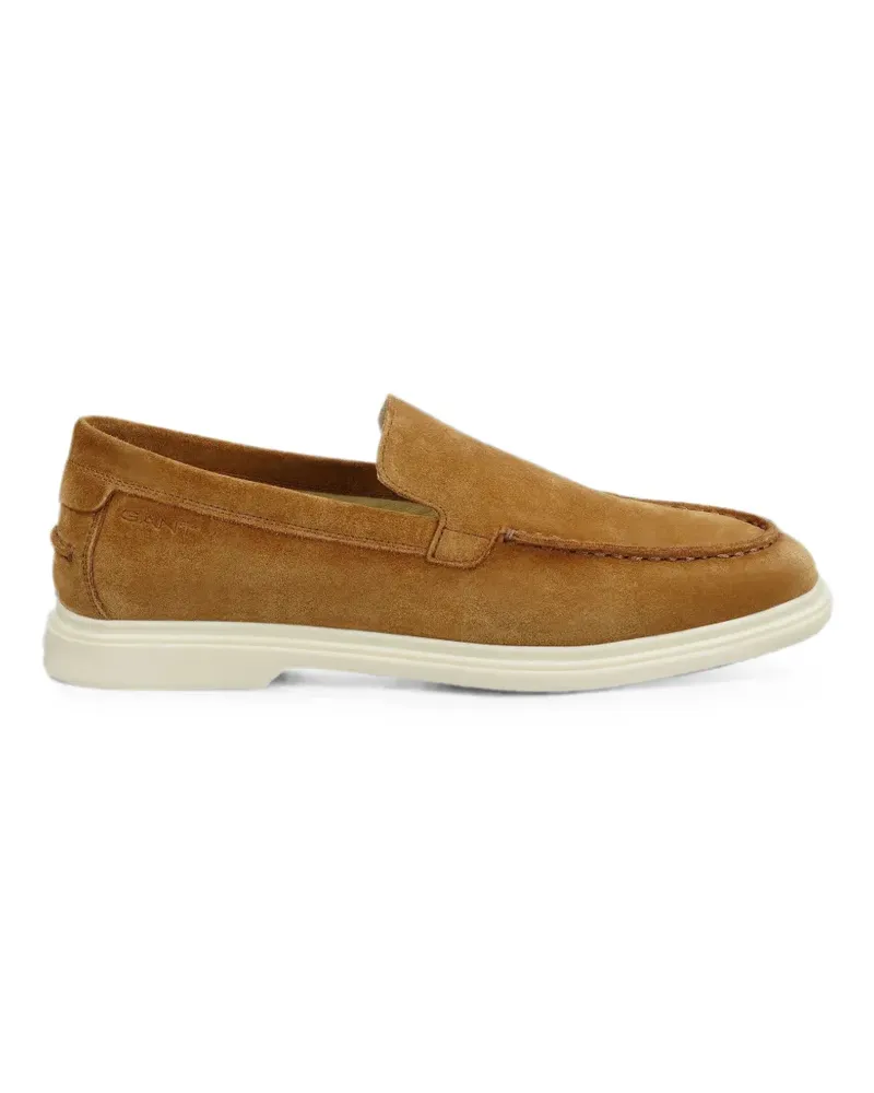 Gant suede slip-on loafers - Braun Braun