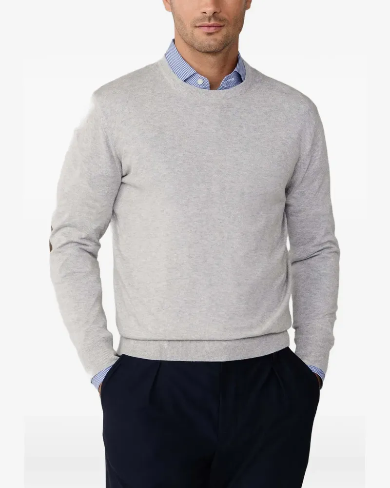 Hackett Pullover mit Patch - Grau Grau