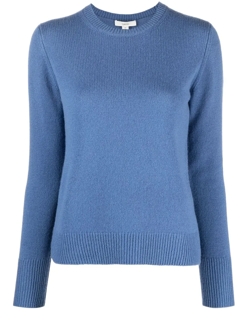 Vince Pullover mit rundem Ausschnitt - Blau Blau