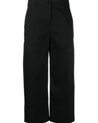 Patrizia Pepe Cropped-Palazzohose Schwarz