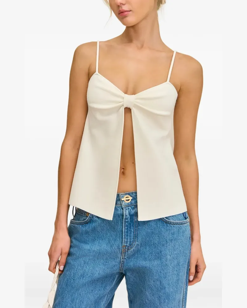 Cult Gaia Lennon knit top - Weiß Weiß