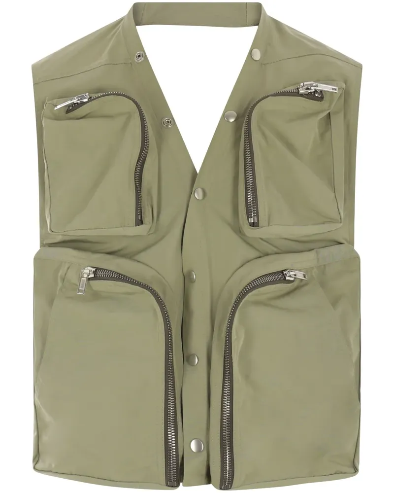 Rick Owens Cargo-Weste - Grün Grün