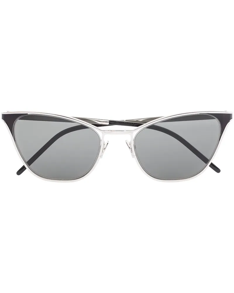 Saint Laurent Cat-Eye-Sonnenbrille - Schwarz Schwarz