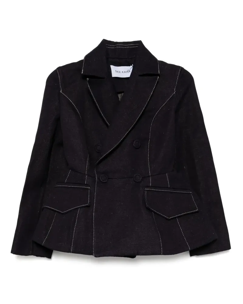 Dice Kayek Klassische Jeansjacke - Blau Blau