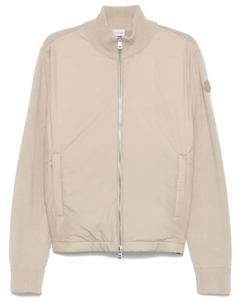 Moncler Gefütterte Jacke mit Reißverschluss - Nude Nude