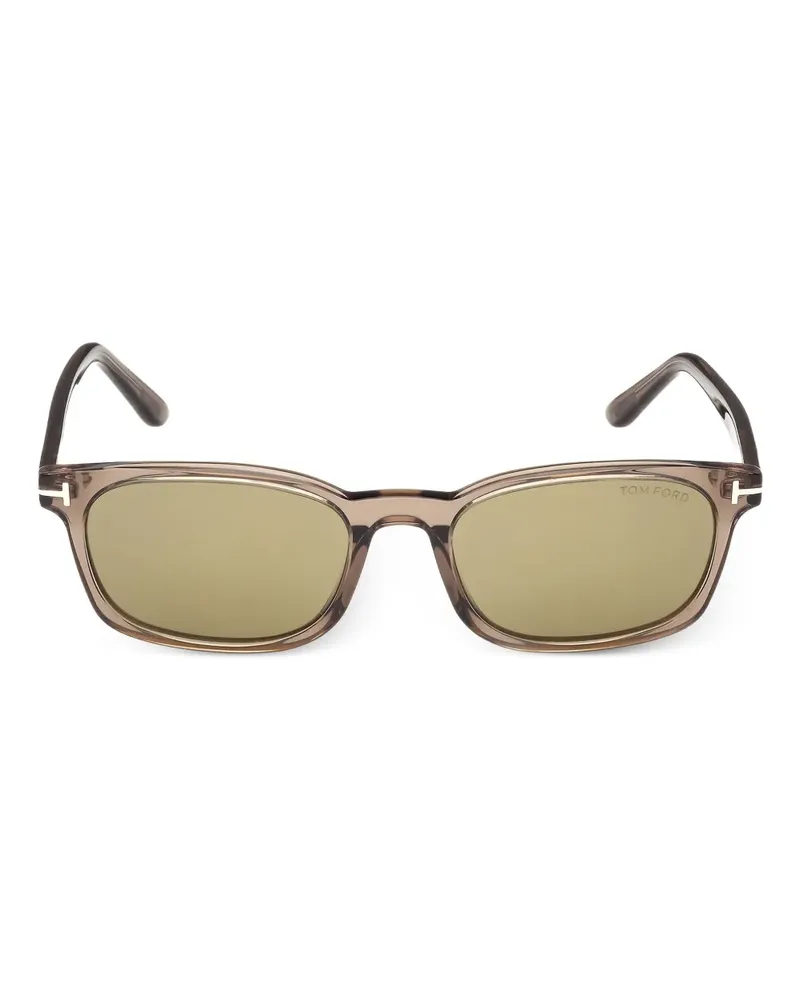 Tom Ford Eckige FT1300 Sonnenbrille - Braun Braun