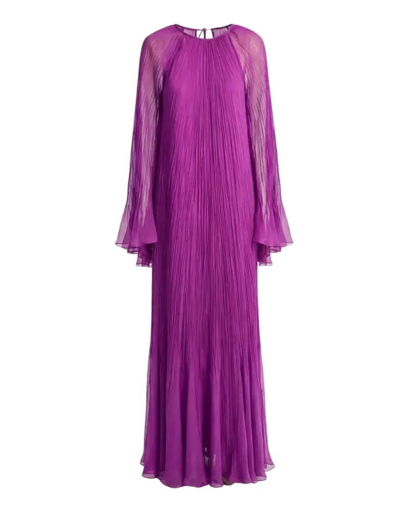 Irina Schrotter Silvya pleated silk maxi dress - Violett Violett