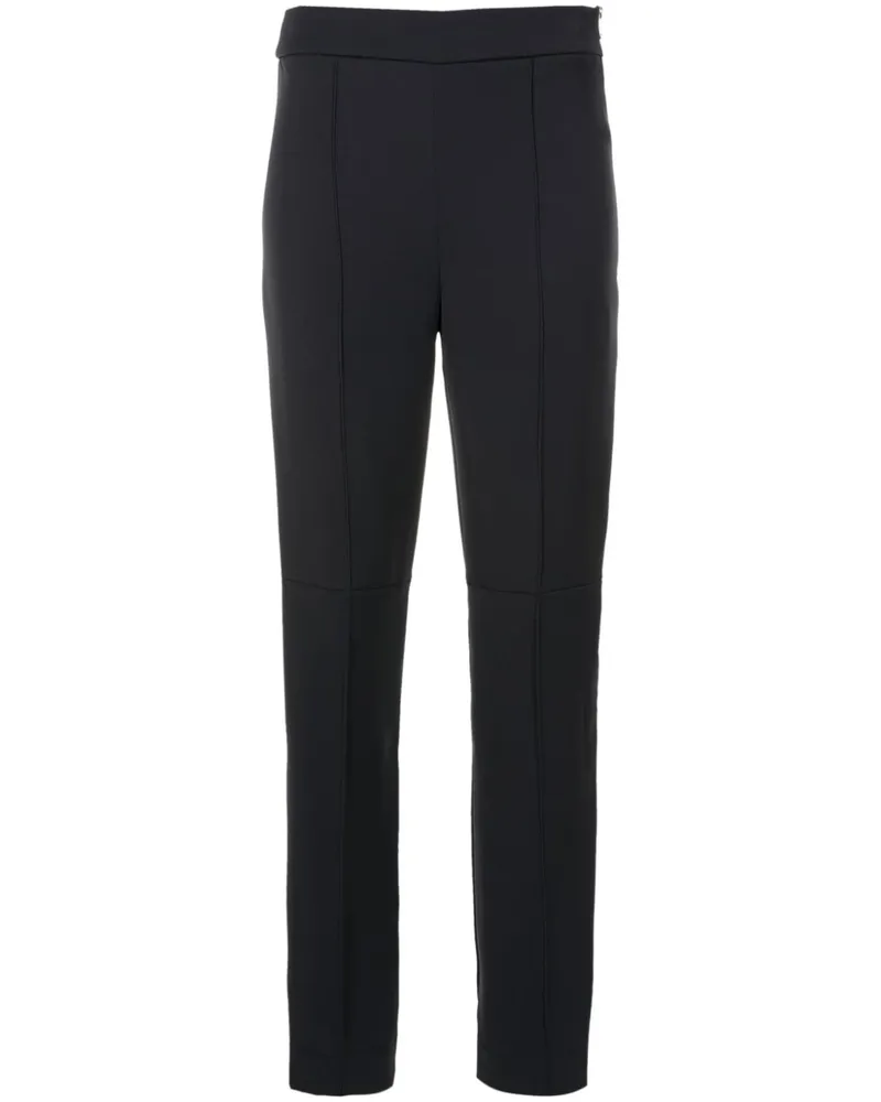 Gloria Coelho High-Waist-Hose mit geradem Bein - Blau Blau